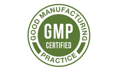 Endopeak GMP manufacturing badge